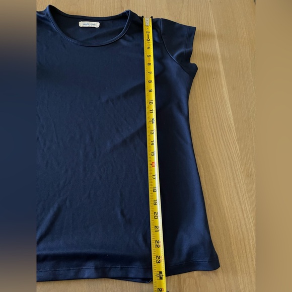 Taylor Stitch| Navy Short Sleeve Blouse, Basic Casual Tee, Form Fitting••• - Picture 7 of 7